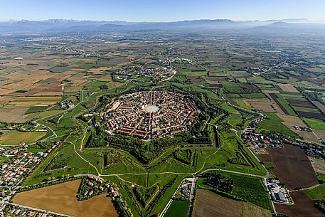 Aereal view of Palmanova